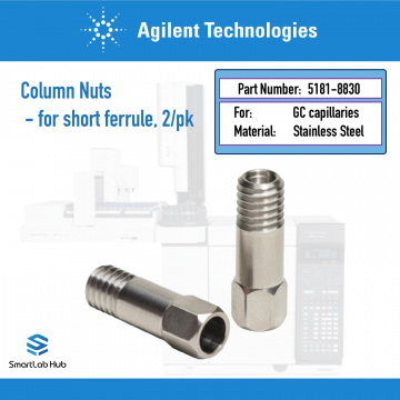 Agilent Column nut for GC capillaries, 2/pk