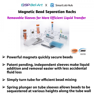 Bel-Art Magnetic Bead Separation Racks