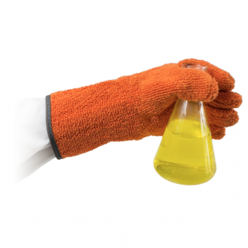 Bel-Art Clavies Heat Resistant Biohazard Autoclave/Oven Gloves; 5 in. Gauntlet