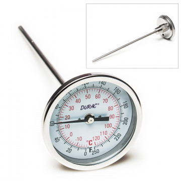 H-B Instrument Durac Bi-Metallic Surface Temperature Thermometers:  Stainless